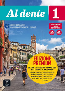 Al dente 1 : italien - A1 - livre de l'élève + cahier premium