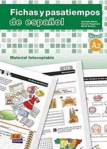 Fichas y pasatiempos de español - A2