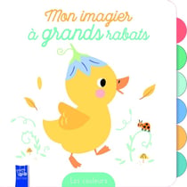 Mon imagier à grands rabats : Les couleurs