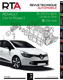 Renault Clio IV Phase 1 - 0.9 TCe 90ch 1,2i 65 et 75ch - 2012/2016