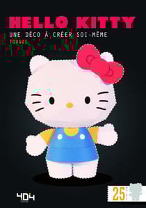 Une deco a creer soi-meme - hello kitty