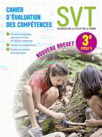 SVT 3e - cahier d'évaluation des compétences