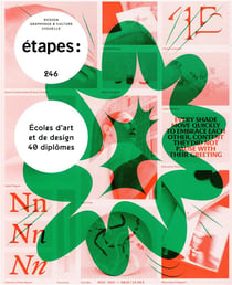 Revue etapes n.246 - écoles d'art et de design - 40 diplômes