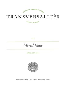 Revue Transversalités n.157 : Marcel Jousse