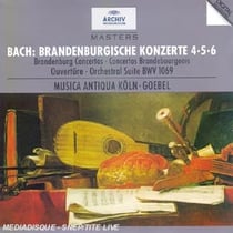 Concertos brandebourgeois n°4, 5 & 6