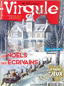 Virgule N° 157  Noël Des Ecrivains Decembre 2017