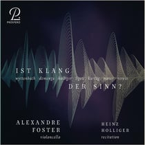 Ist Klang der Sinn? - Oeuvres contemporaines pour violoncelle