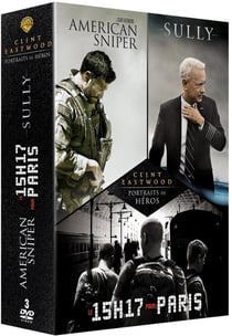 Clint Eastwood - Portraits de Héros - Le 15h17 pour Paris + Sully + American Sniper