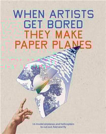 When artists get bored they make paper planes