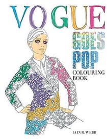 Vogue - goes pop - colouring book