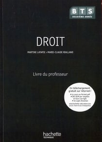 Droit - bts 2ème année - livre du professeur (édition 2010)