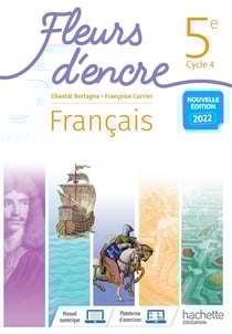 Fleurs d'encre Français Cycle 4/5e - Livre élève - Ed. 2022