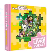 Gabby et la maison magique : Mon grand livre puzzle