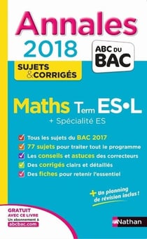 Annales Bac - Maths - Terminale L, Es Speetspe