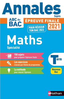 Annales BAC 2021 Maths Term - Non Corrigé