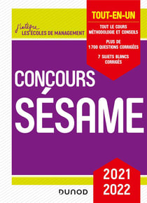 Concours Sésame - tout-en-un (édition 2021/2022)