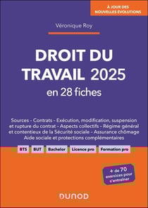 Droit du travail 2025 en 28 fiches (7e édition)
