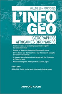 L'information géographique n.89 : Géographies africaines ordinaires