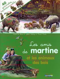 Gommettes martine t28 les animaux des bois