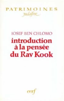 Introduction à la pensée du Rav Kook