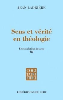 Sens et vérité en théologie