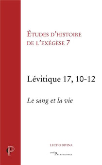 Lévitique 17, 10-12