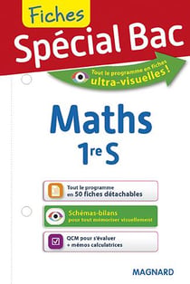 Fiches spécial bac - mathématiques - 1re s