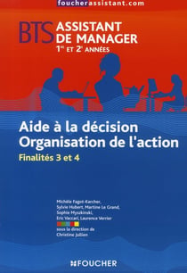 Aide a la decision organisation de l'action 1re et 2e annees bts