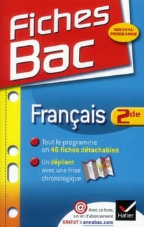 Fiches bac Tome 20 : français - 2nde