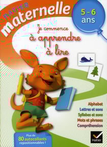 Hatier maternelle - je commence à apprendre à lire - 5/6 ans
