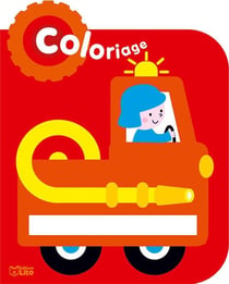 Coloriage roue camion pompiers