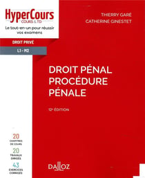 Droit pénal, procédure pénale (édition 2021)