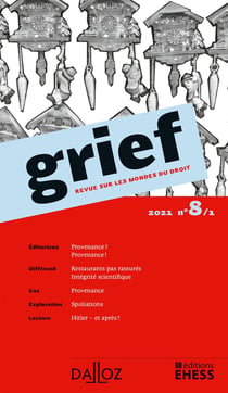 Revue Grief n.8/1
