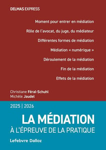 La médiation : À l'épreuve de la pratique (édition 2025/2026)