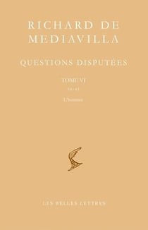 Questions disputées Tome 6