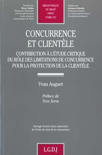 Concurrence et clientele - vol315