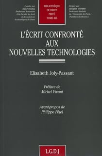 L'écrit confronté aux nouvelles technologies