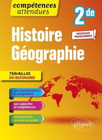 Compétences attendues : histoire-géographie - 2de - nouveaux programmes
