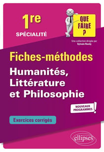 Spécialité Humanités, Littérature et Philosophie - HLP - Première - Nouveaux programmes