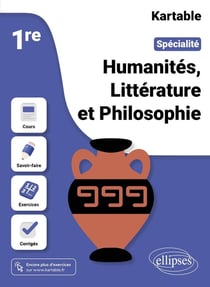 Kartable : spécialite humanités, littérature et philosophie - 1re (édition 2023)