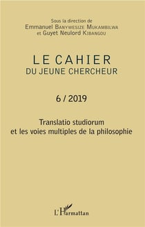 Translatio studiorum et les voies multiples de la philosophie (édition 2019)