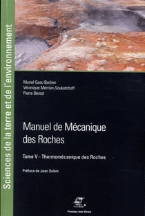 Manuel de mécanique des roches t.5 - thermomécanique des Roches
