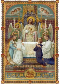 Image sainte - ma 1ère communion