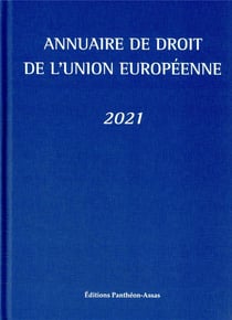 Annuaire de droit de l'union européenne 2021