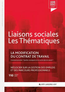 Liaisons sociales - Les thématiques Tome 110 : la modification du contrat de travail