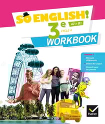 SO ENGLISH! : anglais - 3e - workbook