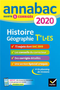 Annabac - histoire géographie - sujets et corrigés