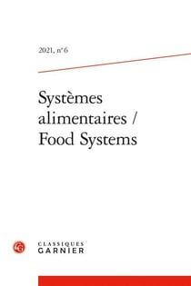 Systèmes alimentaires / Food Systems n.6 : varia