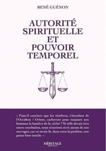 Autorité spirituelle et pouvoir temporel