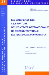 Les differents lies a la rupture des contrats internationaux de distribution dans les sentences
